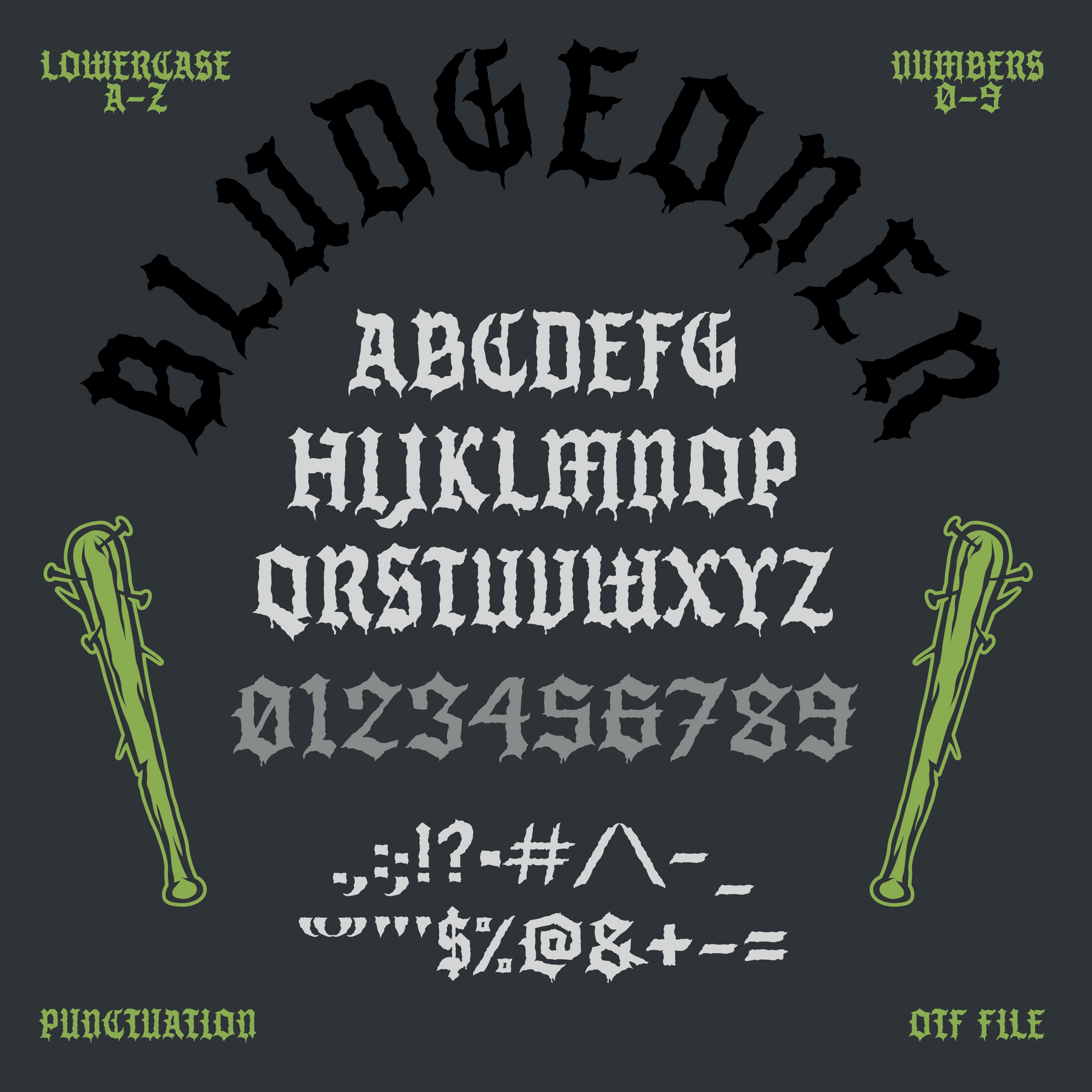 Bludgeoner Font