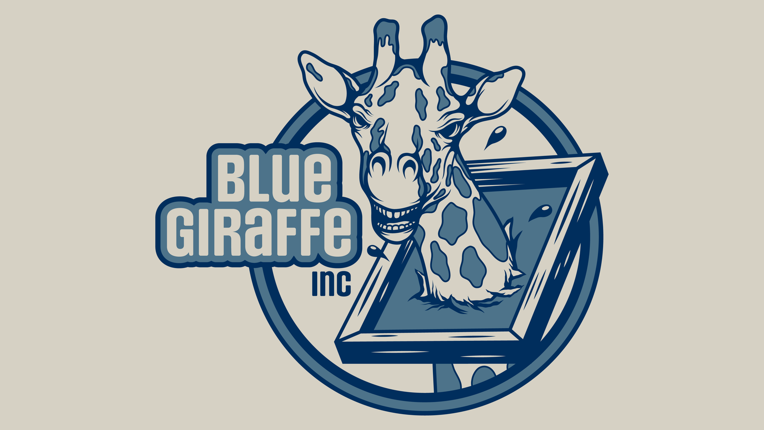 Blue Giraffe Inc: Badge Design