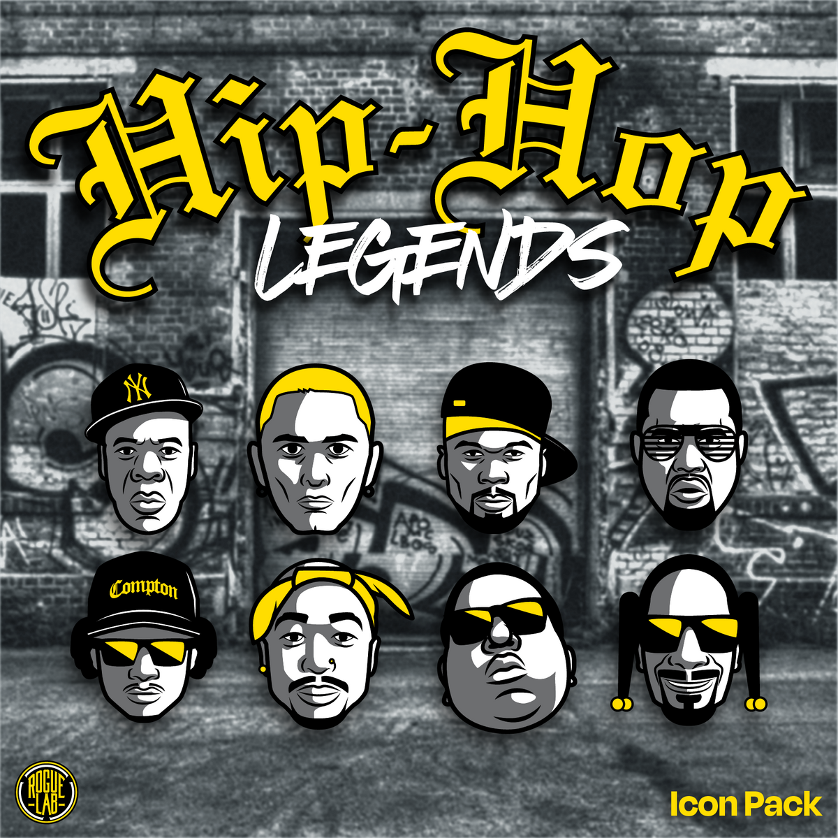 Hip Hop Legends Vector Pack