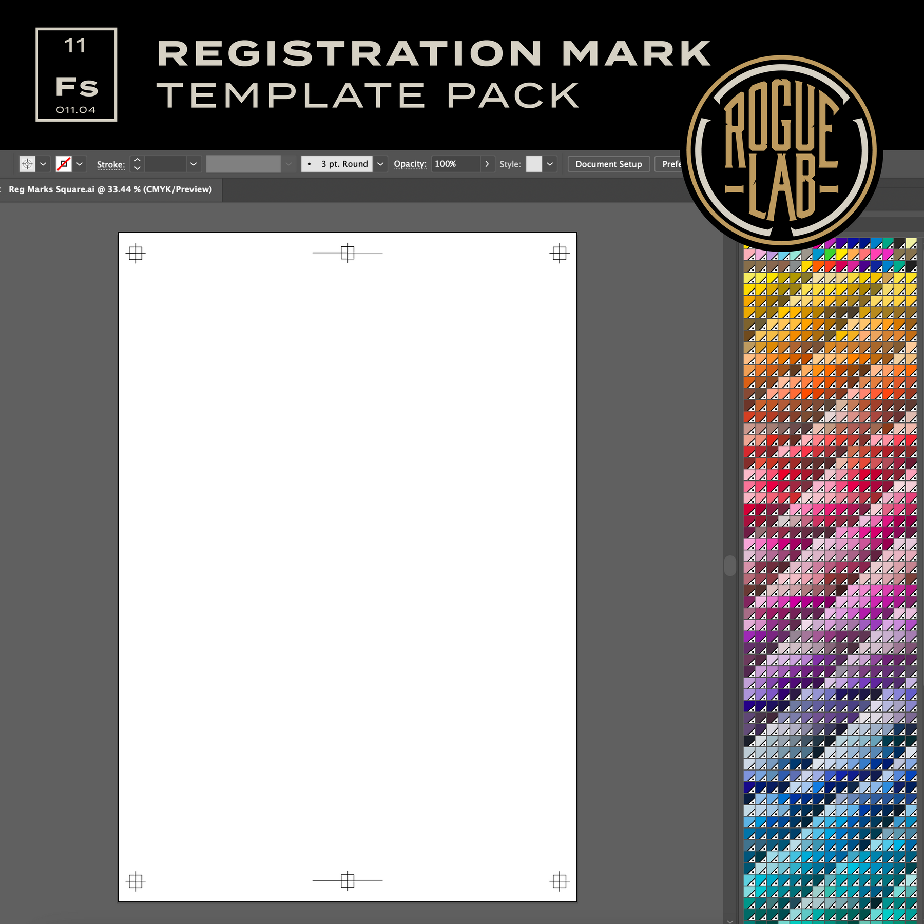 Free Registration Mark Template Pack