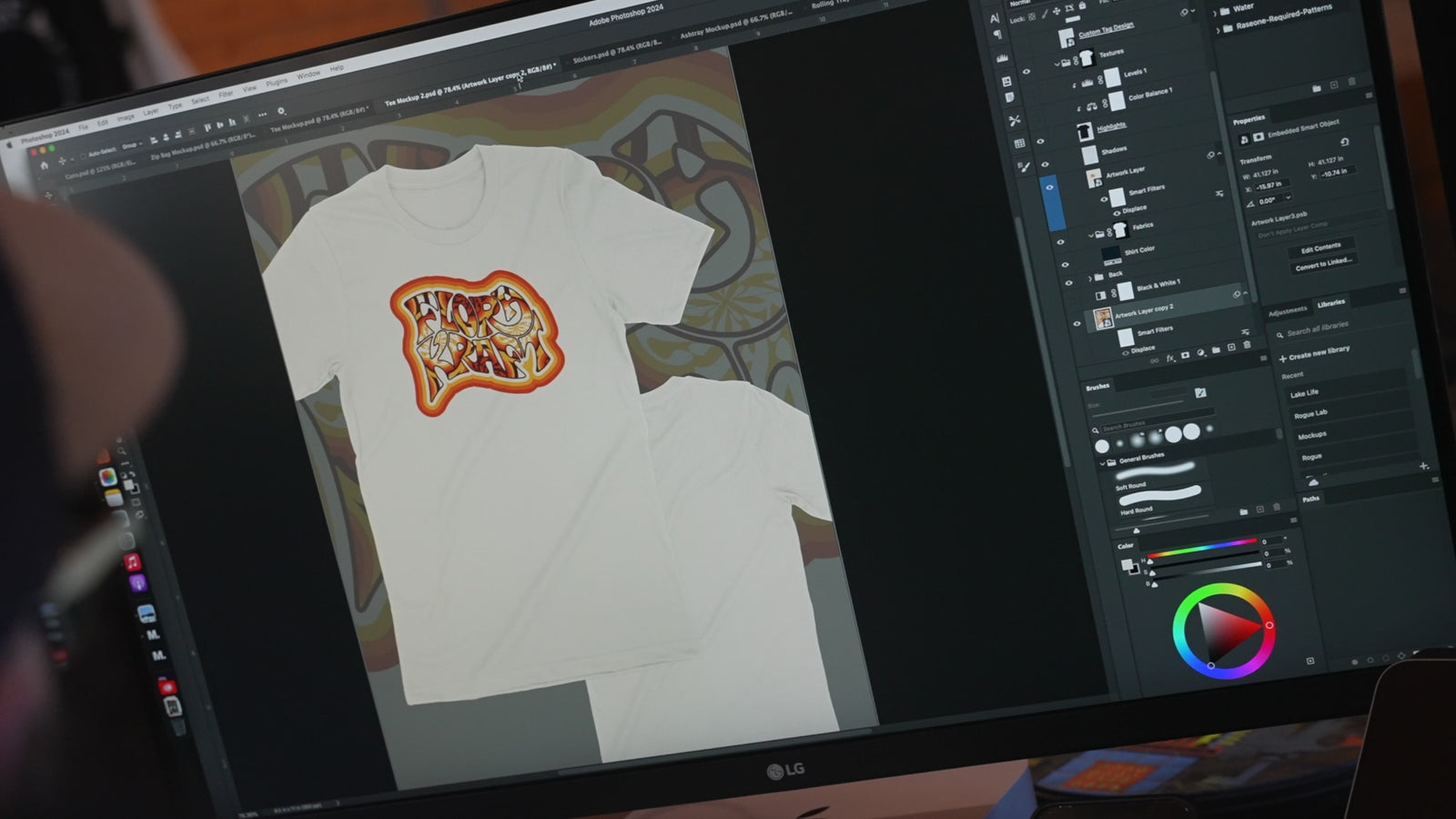 Print‑ready graphic design for screen printing and embroidery in Winnipeg by Rogue Lab, serving Manitoba and Canada.
