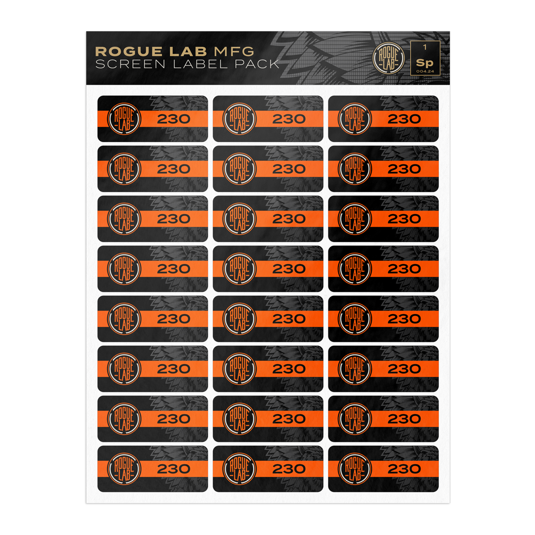 Screen Label Pack