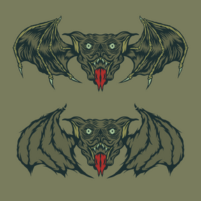 Bat O' Lantern Vector Graphic Pack