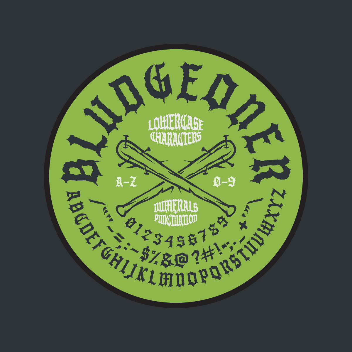 Bludgeoner Font