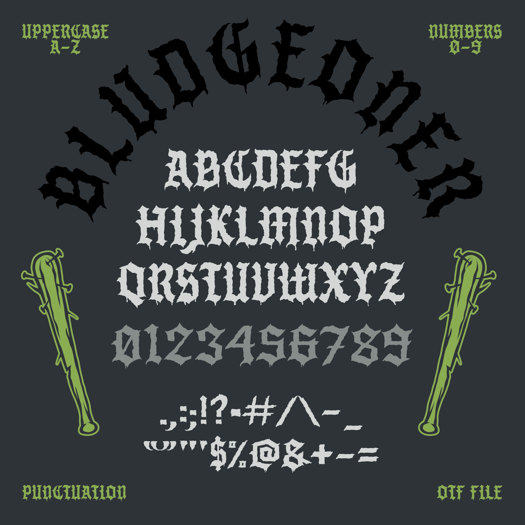 Bludgeoner Font